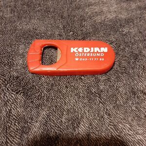 Vintage Bottle Opener Barware Novelty Red Bar Beer Kedjan Ostersund